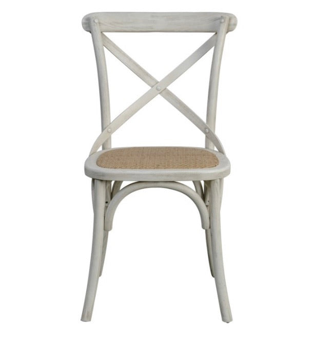 White X-Back Chair
