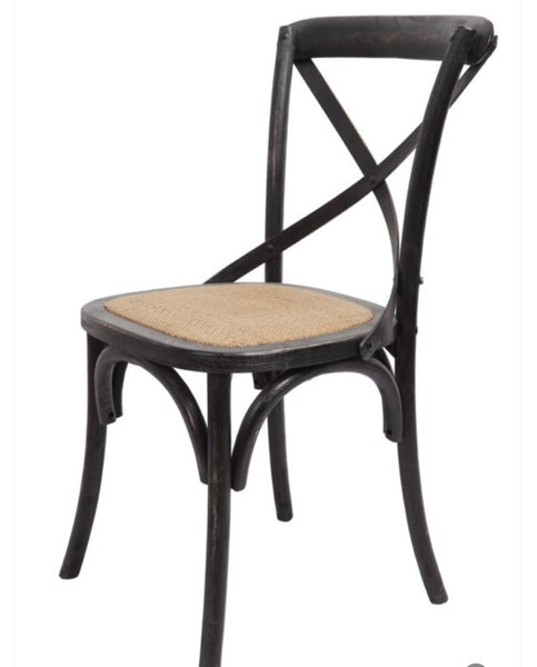Black X-Back Chair
